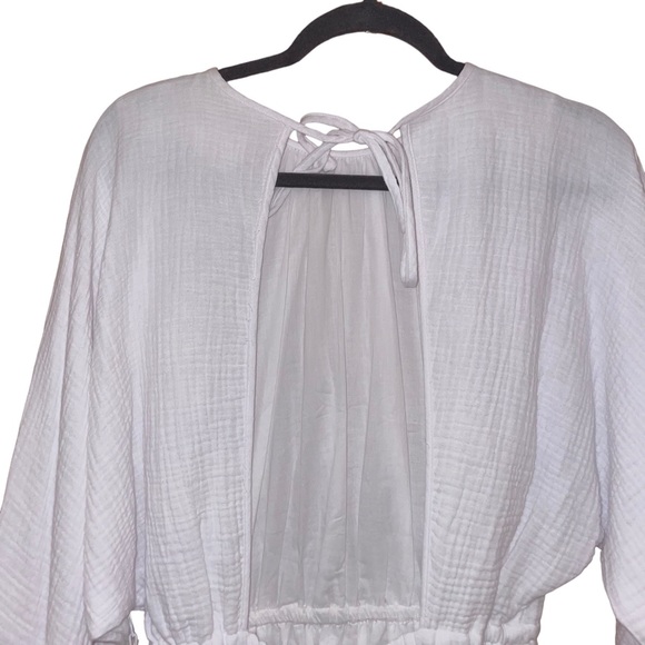 NWT Every Open Back Mini Dress in White - Picture 7 of 9